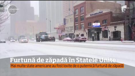 SUA, afectată de prima furtună de zăpadă