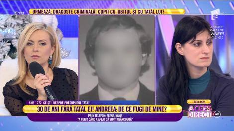 Elena, mama Andreei: "Tatăl ei a fugit atunci când a aflat că sunt însărcinată"