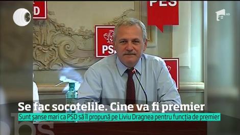 Se fac socotelile. Cine va fi premier?