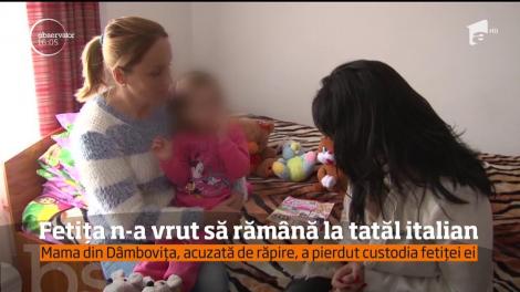 Deşi a acuzat-o pe mama de răpire, un tată italian nu a reuşit să-şi recupereze fetiţa