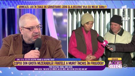 Ioana, sora femeii copiilor din grotă: "Am căutat copilul o săptămână şi l-am găsit mort în frigider"