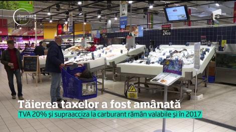 Tăierea taxelor a fost amânată