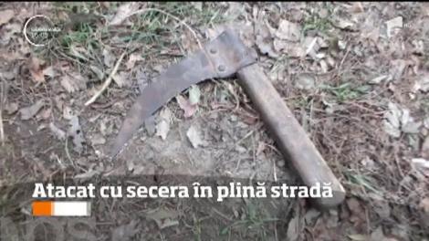 Un taximetrist din Buzău a fost atacat de o adolescentă cu o seceră
