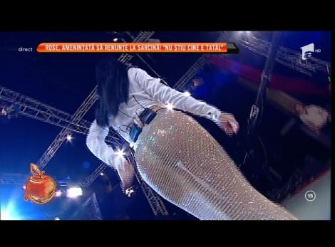 A arătat tot! Daniela Crudu, dans într-o rochie transparentă