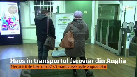 Haos în transportul feroviar din Anglia