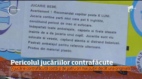 Jucării periculoase pe tarabe