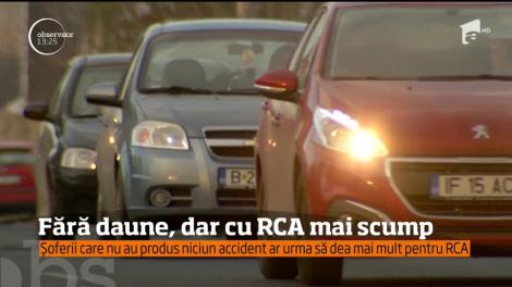 Fără daune, dar cu RCA mai scump