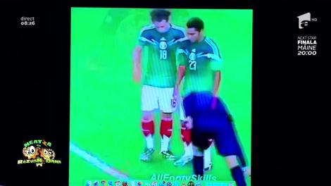 Smiley News: Spray-ul minune din fotbal. Spamia fotbaliştilor