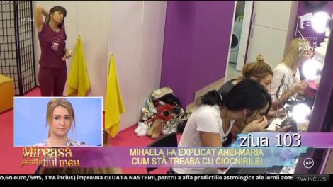 Spiritele s-au încins  în casa "Mireasă pentru fiul meu". Mihaela către Ana-Maria: "Vrei să îţi dau un pum în gură?"