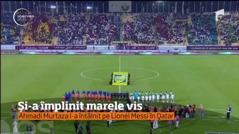 Poate cel mai emoţionant moment al anului! Băieţelul afgan, care îşi făcuse dintr-o pungă un tricou cu numele lui Messi, şi-a cunoscut idolul
