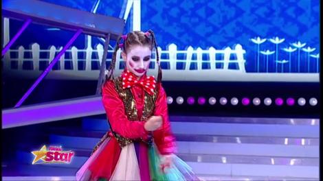 Daria Zamfir, clovnul magician, număr impresionant în marea finală Next Star