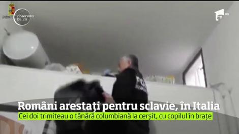 Români arestaţi pentru sclavie, în Italia