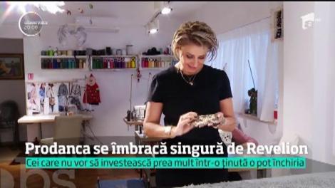 Ana Maria Prodan îşi face singură vestimentaţia pentru Revelion