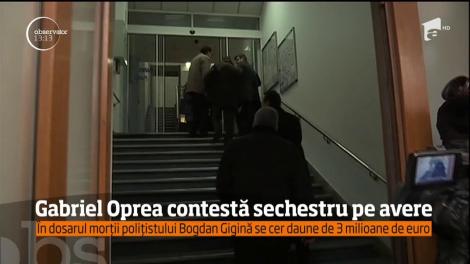 Gabriel Oprea contestă sechestru pe avere