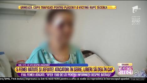 Ce spun două dintre femeile bătute şi tâlhărite