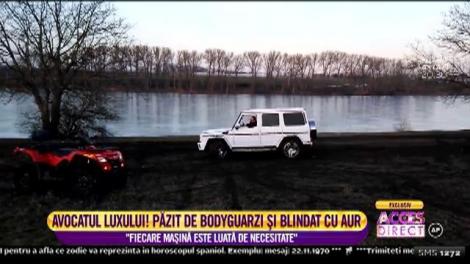 Avocatul luxului are bolizi unicaţi! E păzit de bodyguarzi şi blindat cu aur