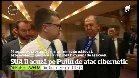 SUA îl atacă pe Vladimir Putin de atac cibernetic