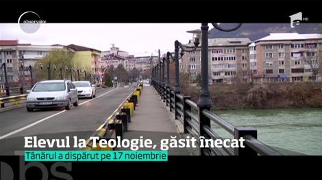 Trupul elevului care ar fi fost văzut când se arunca în râul Bistriţa a fost găsit de pompieri!