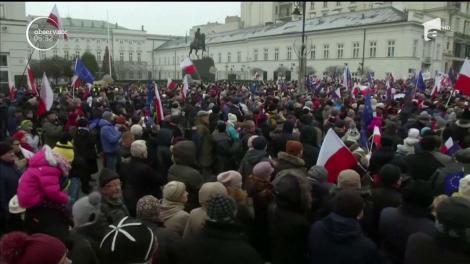 Proteste continuă la Varşovia