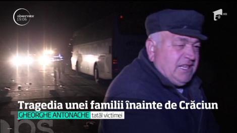 Un tată care se întorcea acasă, la copiii săi, de sărbători, a fost spulberat imediat după ce a coborât din autocar