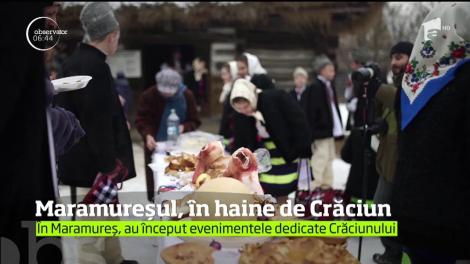 Maramureşul s-a îmbrăcat în straie de Crăciun şi aşteaptă colindători