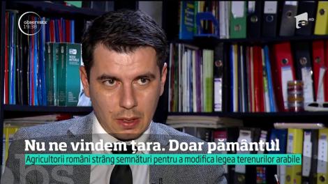 Nu ne vindem ţara, dar ne vindem pământurile!