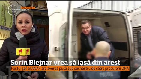Fostul șef al ANAF, Sorin Blejnar vrea să iasă din arest