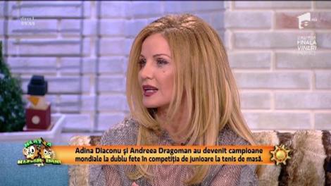 Adina Diaconu, medaliata cu bronz de la CM de Tenis de Masă din Africa de Sud, invitată la Neatza!