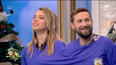 Marea provocare pentru campioana Adina Diaconu, la Neatza! A jucat tenis de masă cu Dani, în acelaşi tricou!