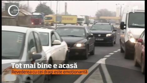 Românii plecați în străinătate vin acasă de sărbători
