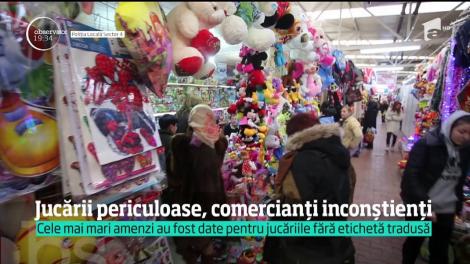 Bucuria comercianţilor de jucării, întreruptă de inspectorii de la Protecţia Consumatorului