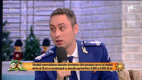 Pericolul folosirii petardelor şi produselor pirotehnice