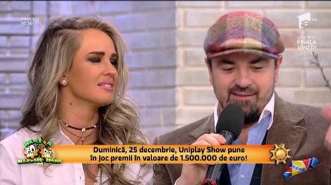 Horia Brenciu şi Diana Munteanu, moderatorii Uniplay Show: "Doi braşoveni vor prezenta în premieră aceeaşi emisiune!"