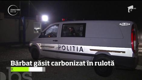 Un bărbat de 40 de ani din judeţul Buzău a murit carbonizat într-o rulotă