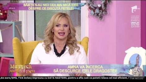 Amna: "Mi-a luat foarte puţin să îmi cunosc soţul! E foarte uşor să citeşti bărbaţii!
