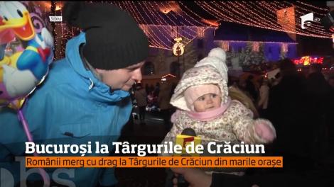 Românii merg cu drag la Târgurile de Crăciun din marile orașe