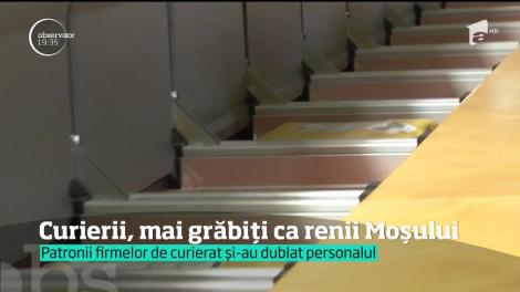 Firmele de curierat şi-au dublat personalul în această perioadă
