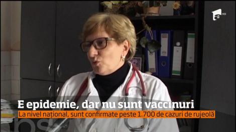 E epidemie de rujeolă, dar nu sunt vaccinuri