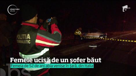 Femeie ucisă de un şofer băut