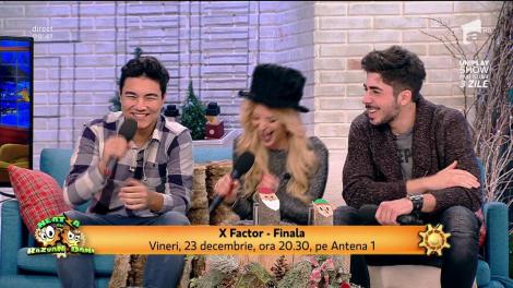 Raul Eregep şi Alex Mladin, finaliştii de la X Factor, au venit la Neatza! ”Delia e cea mai tare, e foarte haioasă la repetiții!”