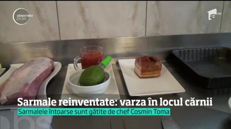 Găteşte sarmale întoarse. Umplutura de carne devine înveliş!