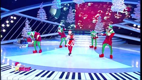 Ionela Țăruș și 1st Class, dans pe scena Next Star, în ediția specială de Crăciun