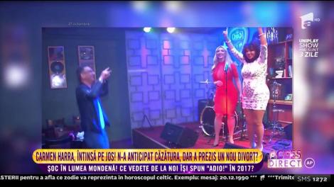 Faza anului. Carmen Harra, întinsă pe jos!