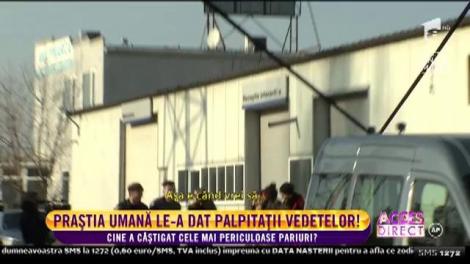 Praștia umană le-a dat palpitații vedetelor. Dorin Popa s-a ales cu capul spart!