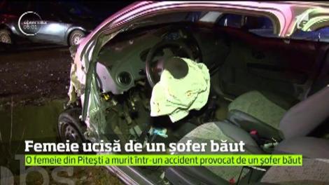 O femeie a fost ucisă de un şofer băut pe o stradă din Piteşti