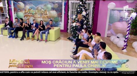 Moș Crăciun a venit mai devreme pentru Paula Chirilă!
