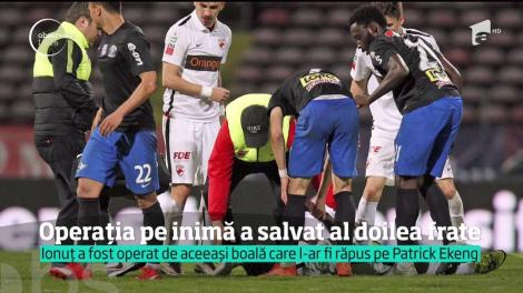 Viaţa de la zero, la 15 ani. Ionuț a fost operat de acceași boală care l-ar fi răpus pe Patrick Ekeng