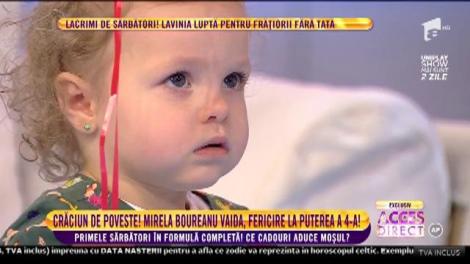 Ce fetiță dulce are Mirela Boureanu Vaida! Prezentatoare a adus-o pentru prima dată pe Carla într-un platou de televiziune