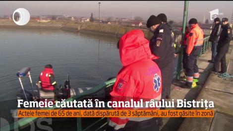 O femeie este căutată în canalul râului Bistrița, după ce a fost dată disparută
