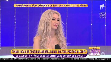 Andreea Bălan, impresionată de voința fetiței care suferă de cancer: ”Sara trece cu brio prin toate problemele și nu-i pasă ca a făcut chimioterapie”